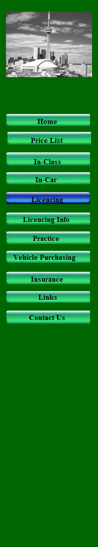 Lessons, Course, in class, in car, practice 